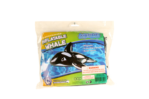 AirTime™ Large Inflatable Whale with Handles 150x35cm Ages6+