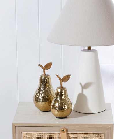 Gold Pear Decor 17 x 10 x 10cm