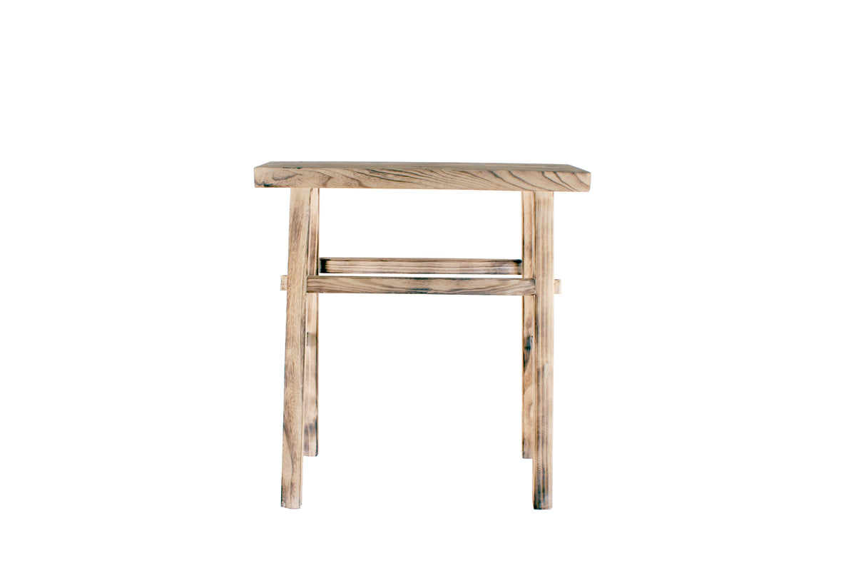 Natural Wooden Bench, Table, Hall Stand 85 x 80 x 28cm