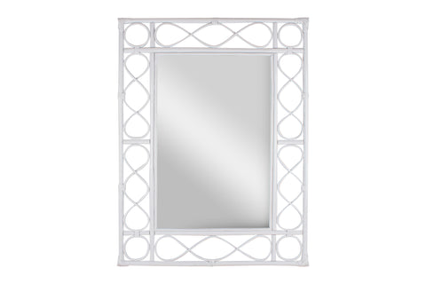 Beric Rattan Rectangle Mirror 80 x 50cm