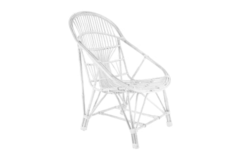 White Cane Chair