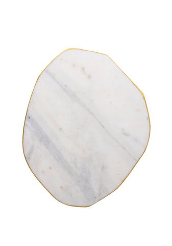 Elegant Wendell Marble Cheeseboard with Gold Foil Edge - Perfect for Any Occasion, Available Now at Maine & Crawford