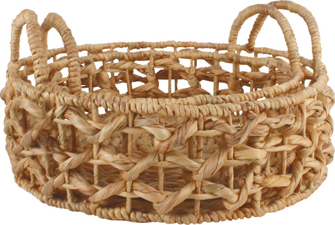 Lana Set Of 2 Water Hyacinth Baskets 42 x 14cm Large