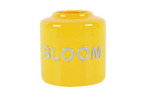 Bloom Ceramic Pot Vase No Hole 13 x 13 x 13 cm