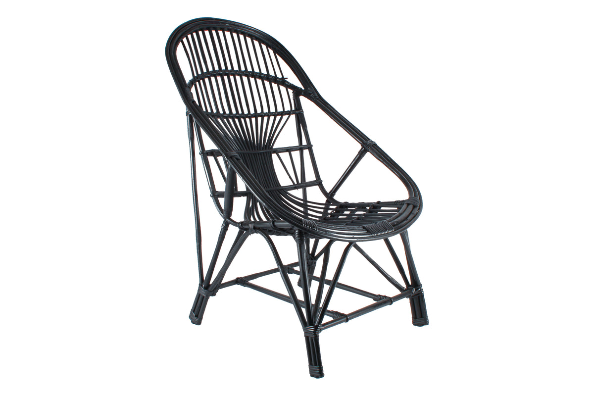 Black Cane Chair
