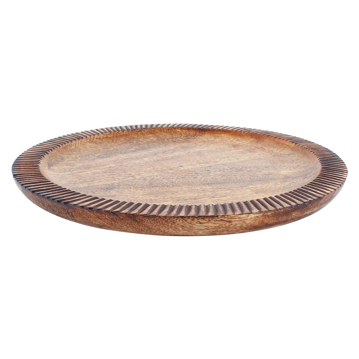 Iblis Mango Wood Round Plate