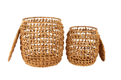 Fifer Set Of 2 Storage Baskets With Lid