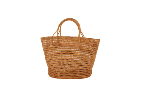 Leean Palm Shopping Basket With Handles