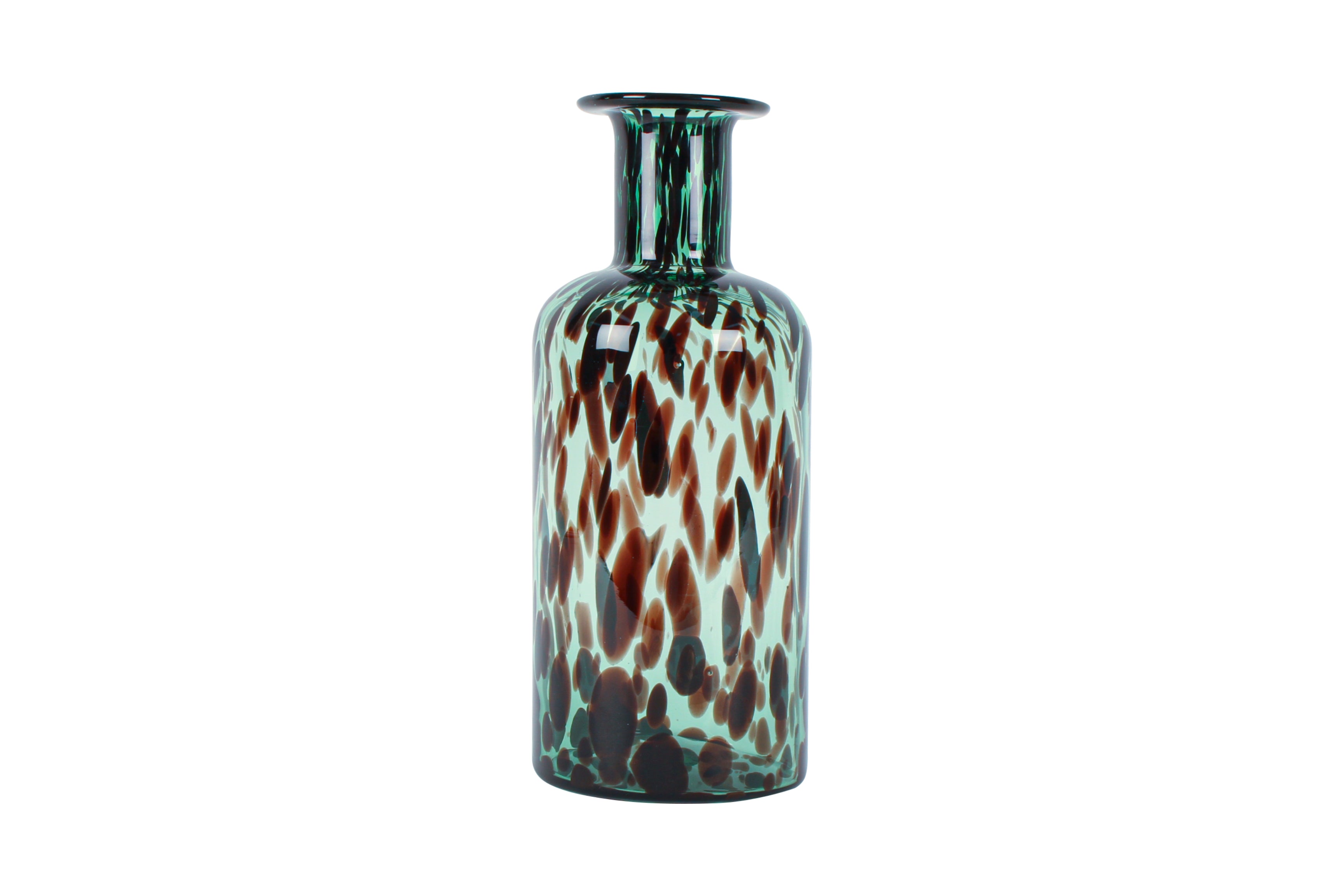 Arlo Emerald Leopard Print Vase H30 x D12cm in Australia