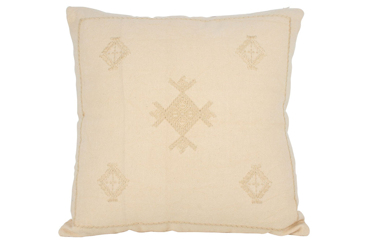 Innez Embroidey Cushion Cream 50 x 50cm